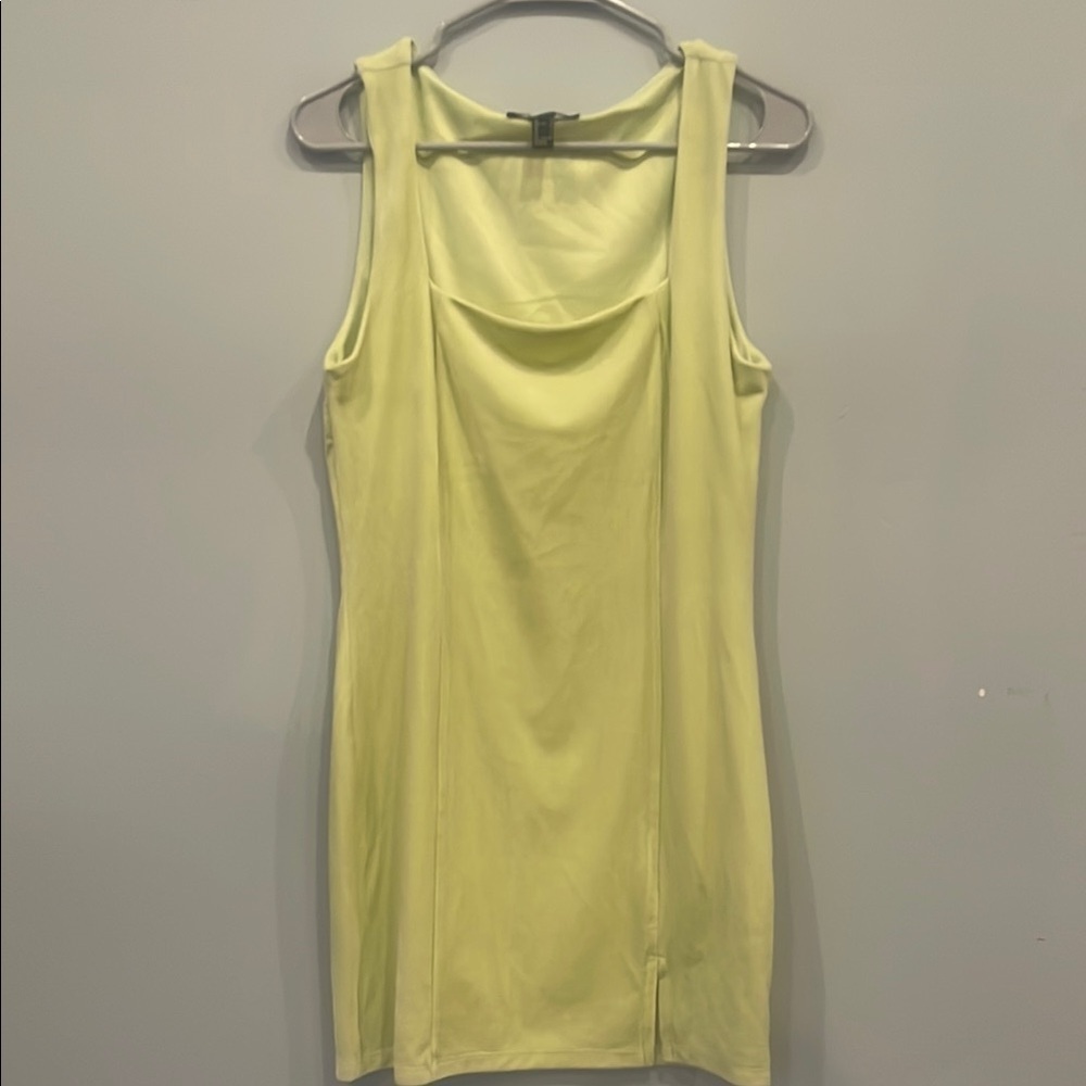 Lime Green Sleeveless Dress